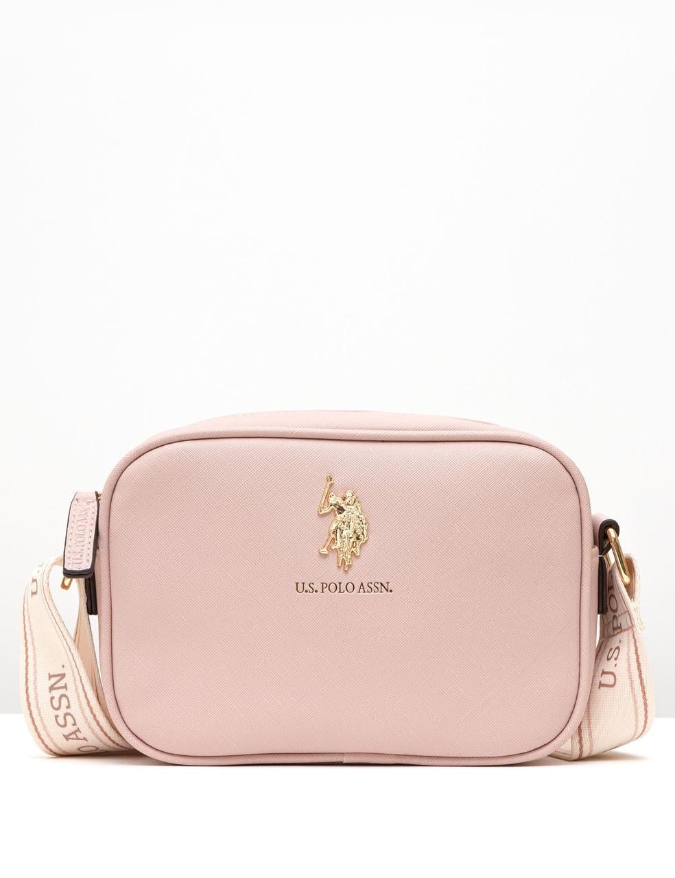 Женская сумка кроссбоды U.S.Polo Assn BLUSH Розовый (2171724640)