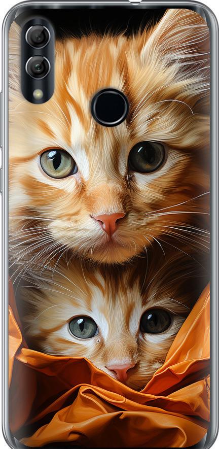 Чехол на Huawei Honor 10 Lite Котики 2 (5664t-1618-42517)