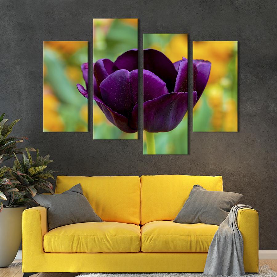 Картина на холсте Волшебный фиолетовый тюльпан 129x90 см (1003-42) Картина на холсте Волшебный фиолетовый тюльпан 129x90 см (1003-42)