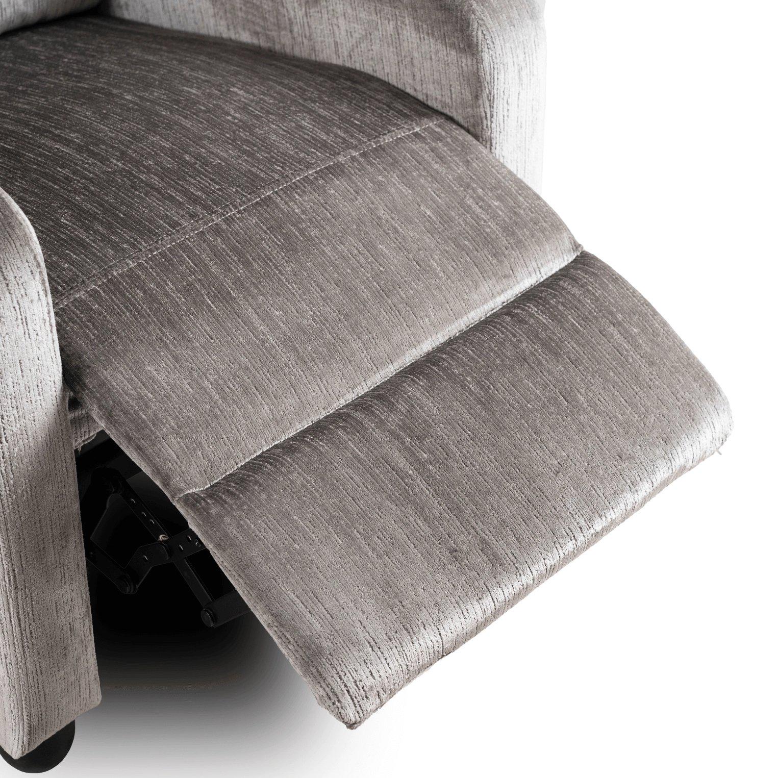 Крісло м'яке Mebel Elite DANNY Welur розкладне з реклайнером Сірий (ME.DANNY/P/V/FW) - фото 14 Крісло м'яке Mebel Elite DANNY Welur розкладне з реклайнером Сірий (ME.DANNY/P/V/FW) - фото 14