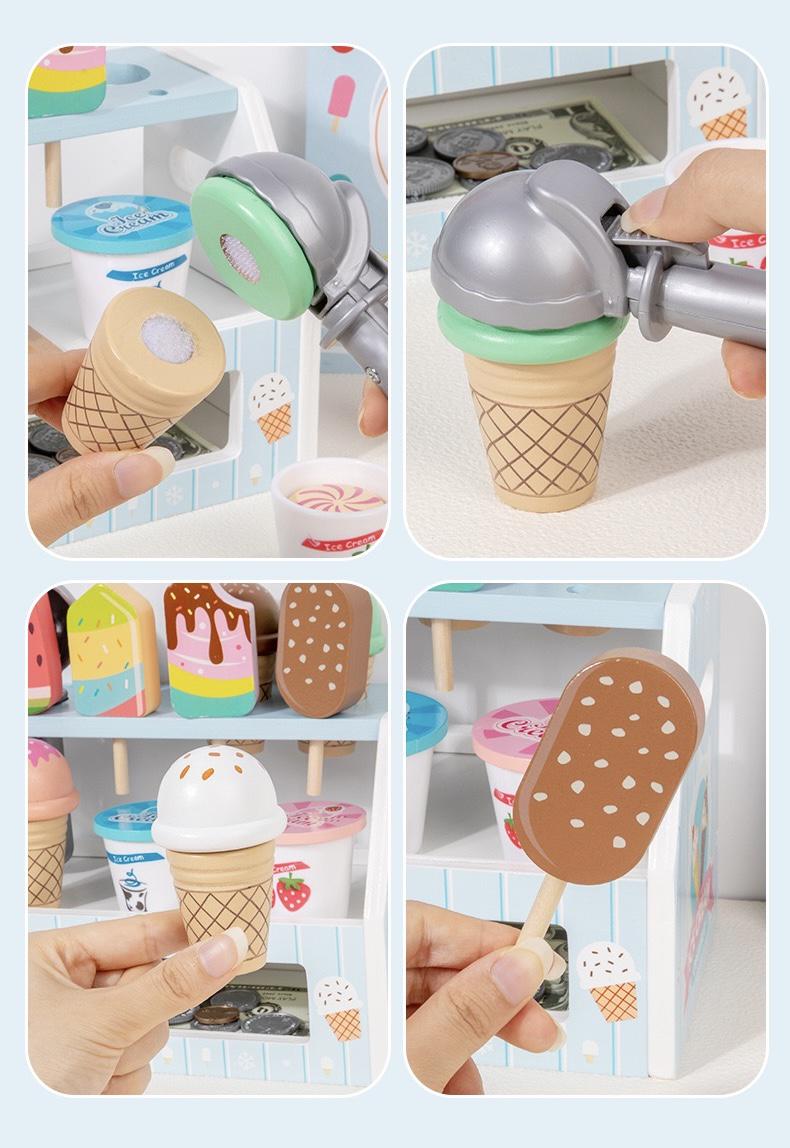 Дитячий ігровий набір Ice Cream Counter Морозиво дерев'яний (131) - фото 9 Дитячий ігровий набір Ice Cream Counter Морозиво дерев'яний (131) - фото 9