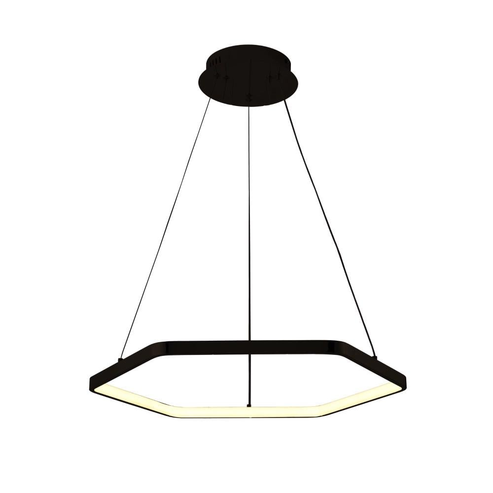 Люстра підвісна світлодіодна Sirius LCD3024 BK Чорний (27435620)