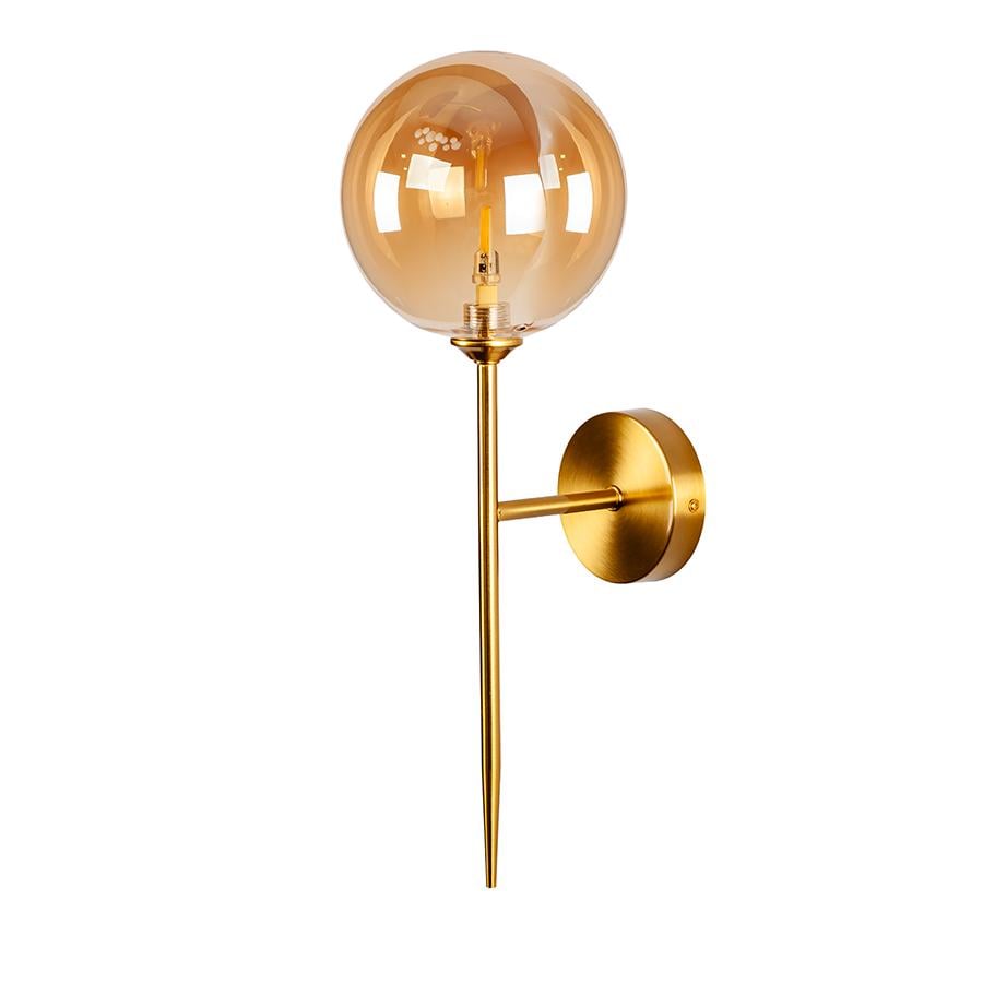 Светильник настенный шар Levistella 999W2502F-1 150 BRZ/BR плафон коричневый Бронза