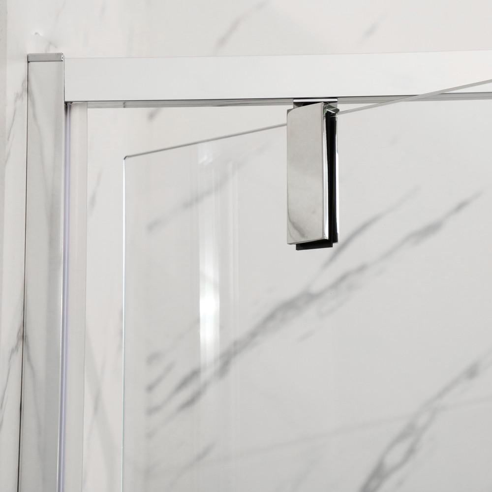 Душевая кабина без поддона MIXXUS Premium BEVEL SC01-90x90x195-TR прозрачное стекло 6 мм Chrome (MI6863) - фото 7