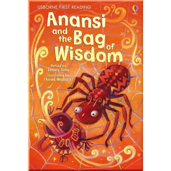 Книга Usborne "Anansi and the Bag of Wisdom" Lesley Sims (ISBN:9781409522256) - фото 1