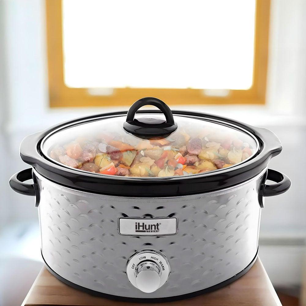 Мультиварка iHunt Bro Slow Cooker PRO нержавеющая сталь 4,25 л 220 Вт Серебряный - фото 4