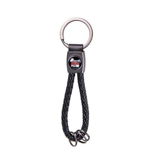 Брелок плетеный CN Seat кожзам с кольцами (71943)