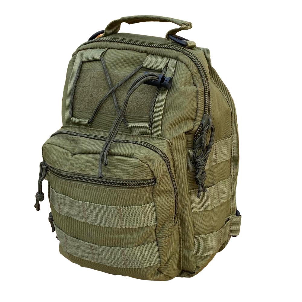 Рюкзак Backpack на плече 10 л 28х10х20 см Olive Рюкзак Backpack на плече 10 л 28х10х20 см Olive