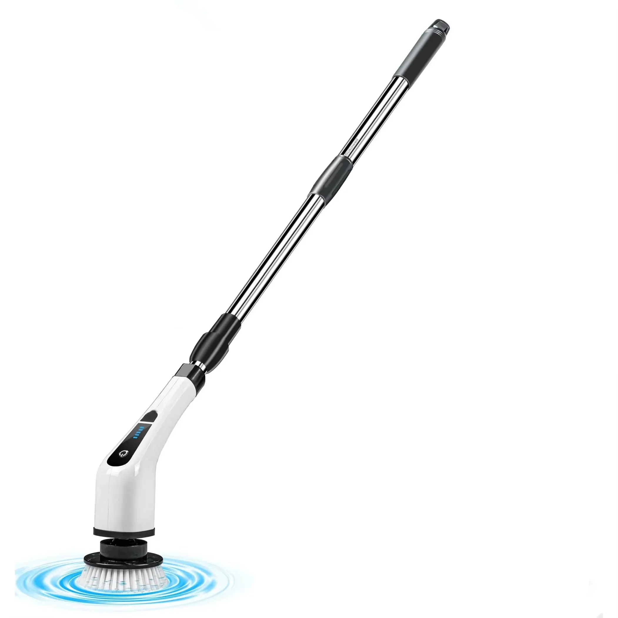 Щітка для прибирання AND 1-33 Cleaning brush 8 насадок 360 градусів 50 см Білий (opt-103604)