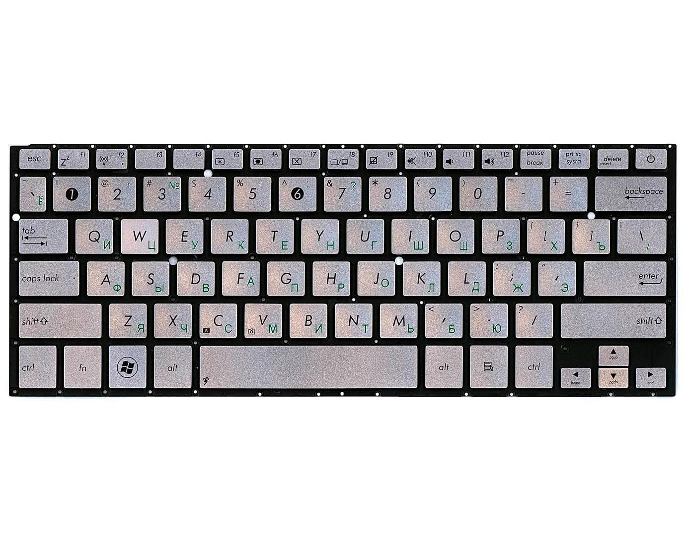 Клавиатура для ноутбука Asus UX31E Silver