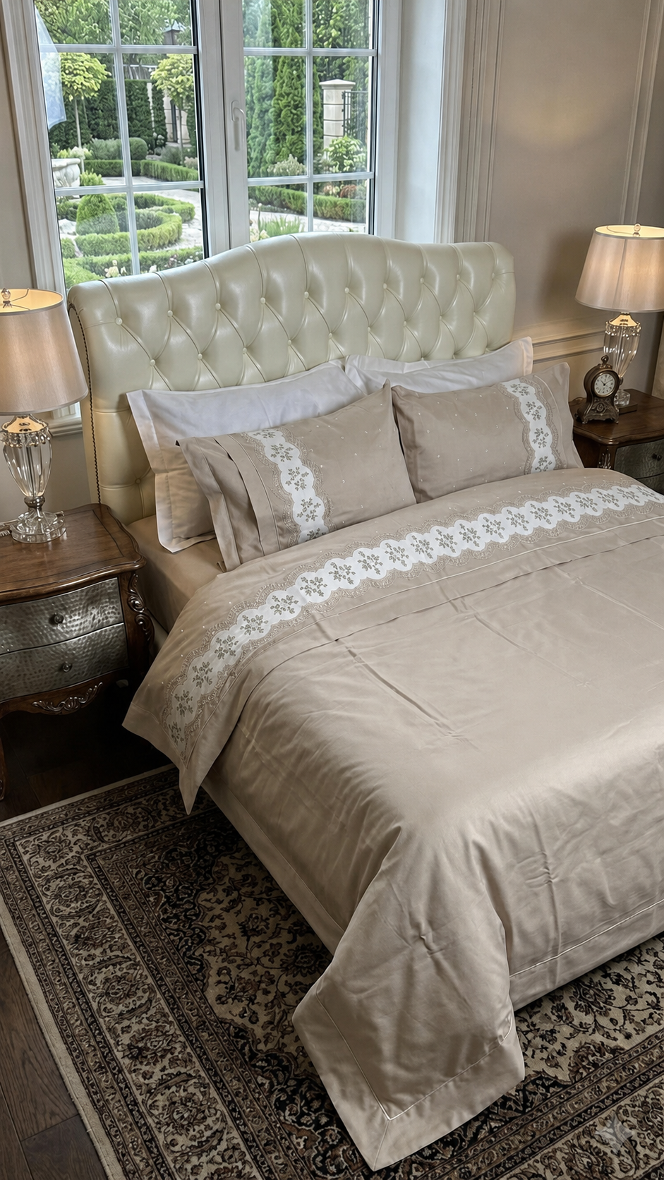 Комплект постельного белья ZEBRA Casa Flora двуспальный сатин (8-0004)