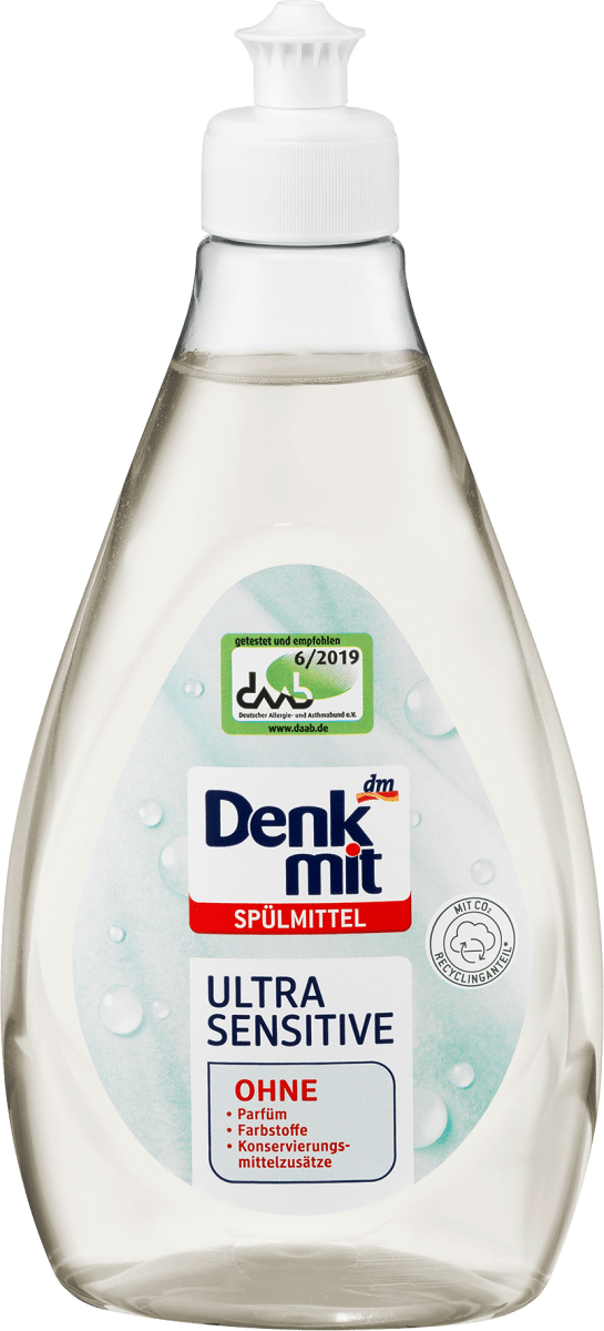 Засіб для миття дитячого посуду Denkmit Ultra Sensitive 500 мл