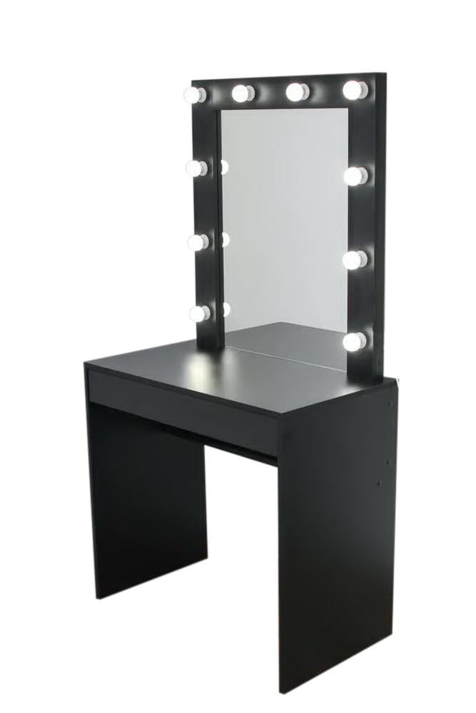 Макияжный стол Золушка 80х45х156 см Черный (087)