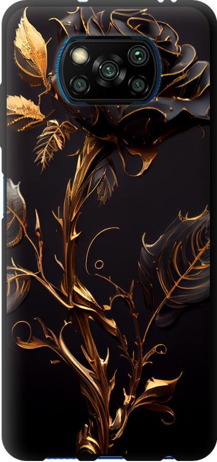 Чехол на Xiaomi Poco X3 Роза 3 (5552b-2073-42517)
