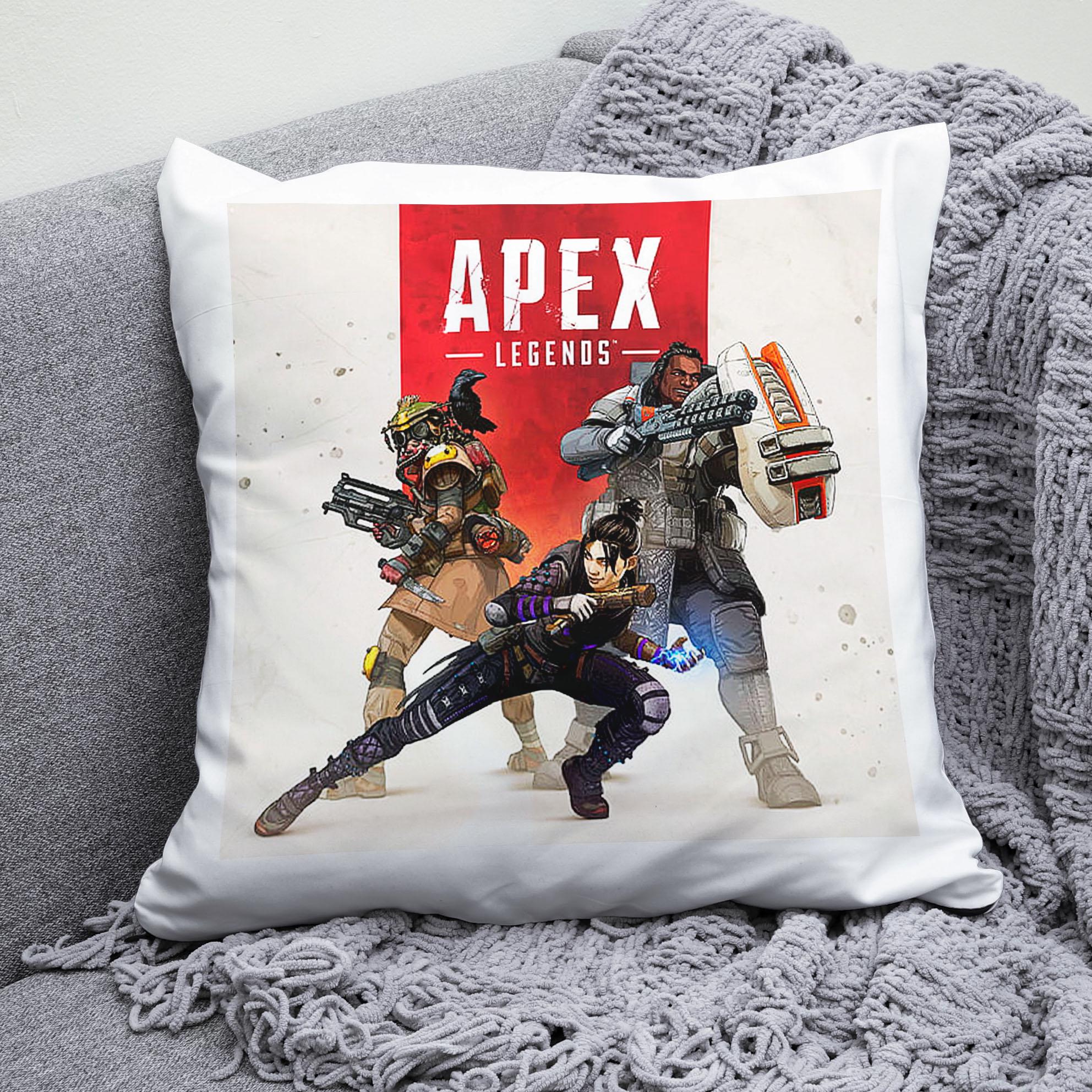Плюшева подушка квадрат з принтом гри Apex Legends