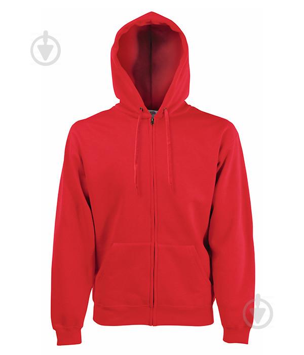 Толстовка Fruit of the Loom Premium hooded sweat jacket L Червоний (062034040L)