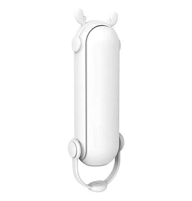 Вентилятор-фонарик ручной USB аккумуляторный портативный 3в1 мини 2000 mAh Белый - фото 1