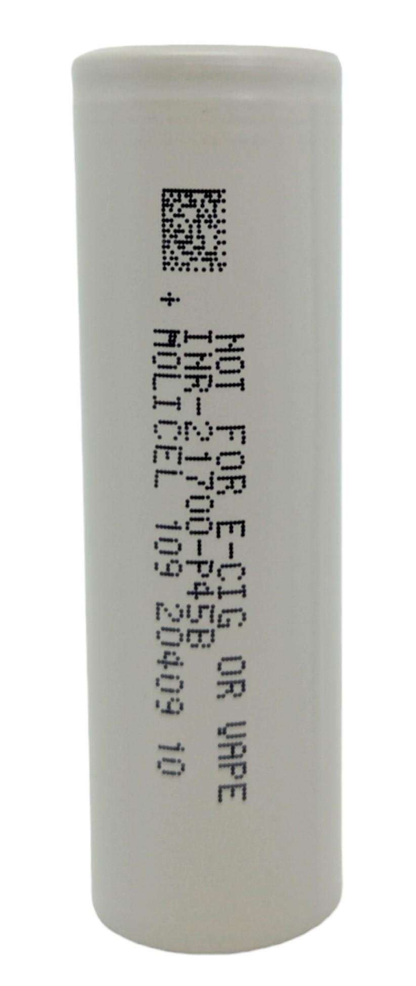 Аккумулятор высокотоковый Molicel INR-21700-P45B 3.7 V 4500 mAh - фото 1