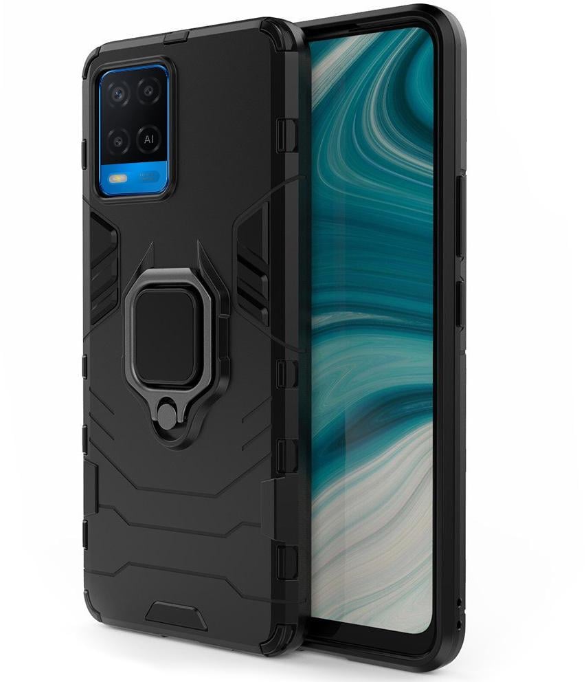 Противоударный чехол OPPO A54 (подставка кольцо) Black (22737-2B)