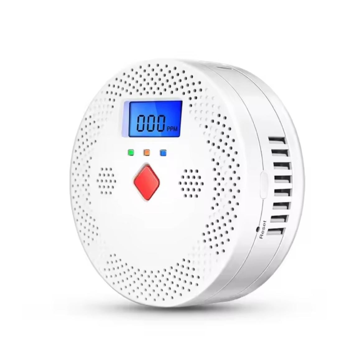 Смарт-датчик чадного газу WiFi Tuya Smart Life з LCD-дисплеєм та сиреною 85 дБ (RDCHAD02)