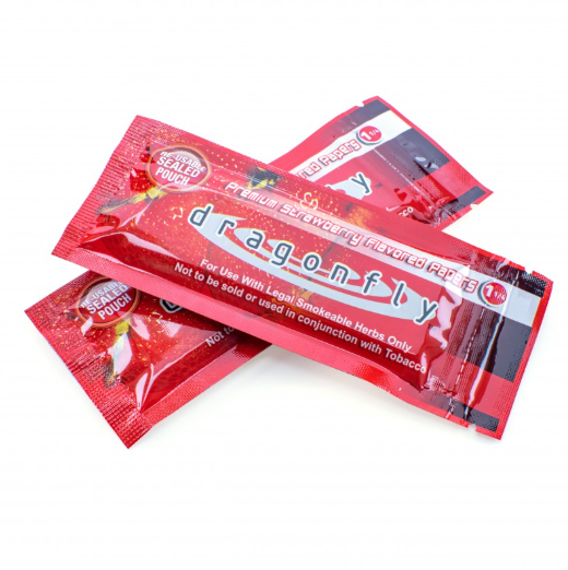 Папір зі смаком Dragonfly Strawberry 1¼" Hemp 1 шт. (17708) - фото 3 Папір зі смаком Dragonfly Strawberry 1¼" Hemp 1 шт. (17708) - фото 3