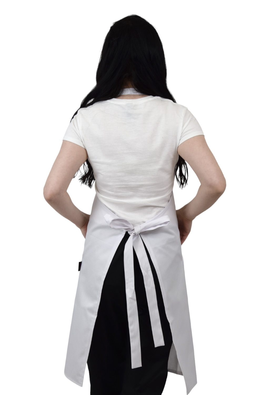 Фартух універсальний з нагрудником до колін Стандарт LuxForm Білий (4789) - фото 2 Фартух універсальний з нагрудником до колін Стандарт LuxForm Білий (4789) - фото 2