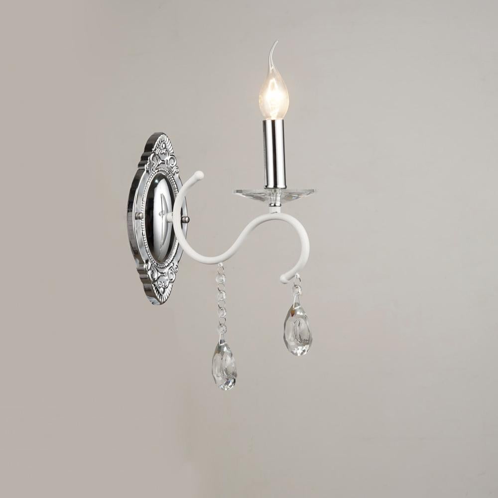 Настінний світильник свічки Light House SRS-18340/1W Хром/Білий