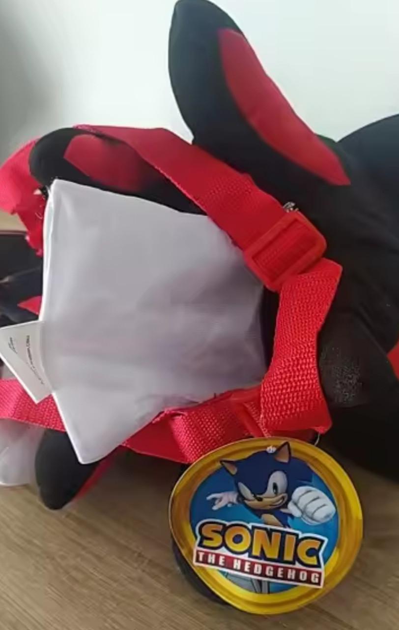 М'яка іграшка рюкзак їжак Шедоу Сонік - фото 3 М'яка іграшка рюкзак їжак Шедоу Сонік - фото 3