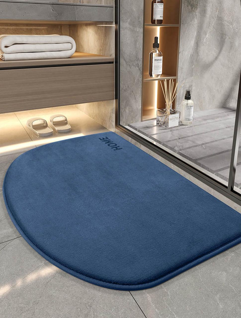 ᐉ Коврик в ванную комнату Memory foam 45x65 см Blue • Купить в Киеве,  Украине • Лучшая цена в Эпицентр