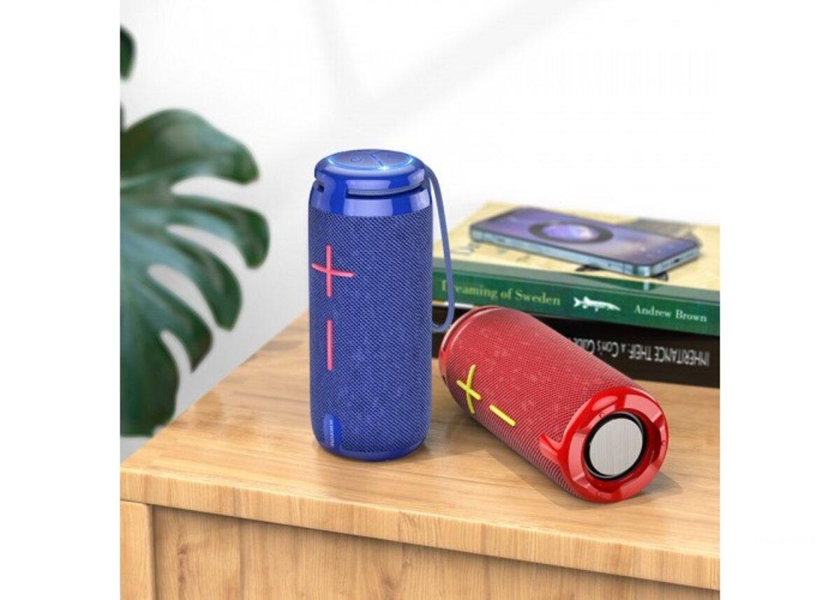 Портативная колонка Borofone BR24 Fashion sports BT speaker 1200 mAh Blue (19100312) - фото 3