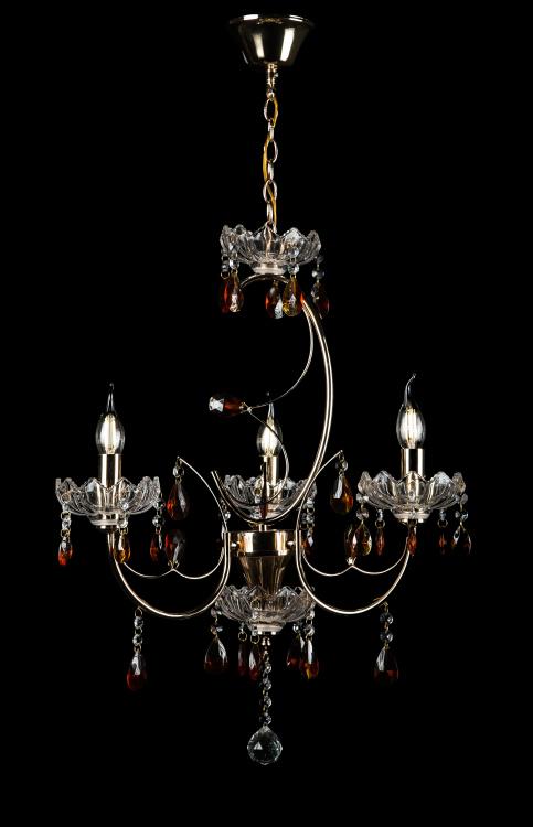 Люстра с плафонами Ray L8879/3 P28001 FGD+BRN (IR006098)