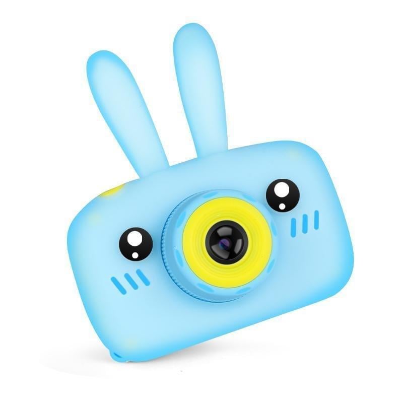 Детский фотоаппарат с автофокусом Baby Photo Camera Rabbit Х500 Голубой