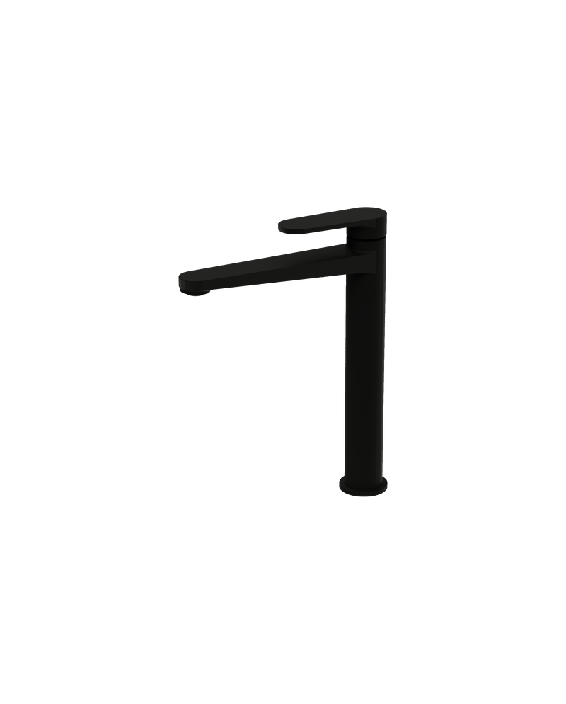 Смеситель для умывальника Lavita Cetus высокий Черный матовый (5900378341796)