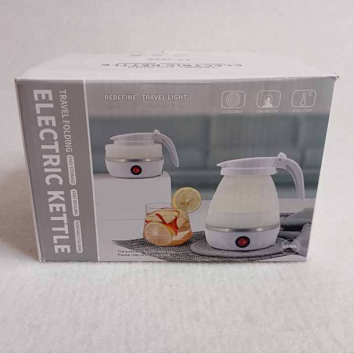 Електрочайник складаний Electric Kettle EK-2354 силіконовий туристичний Білий (15450624) - фото 8