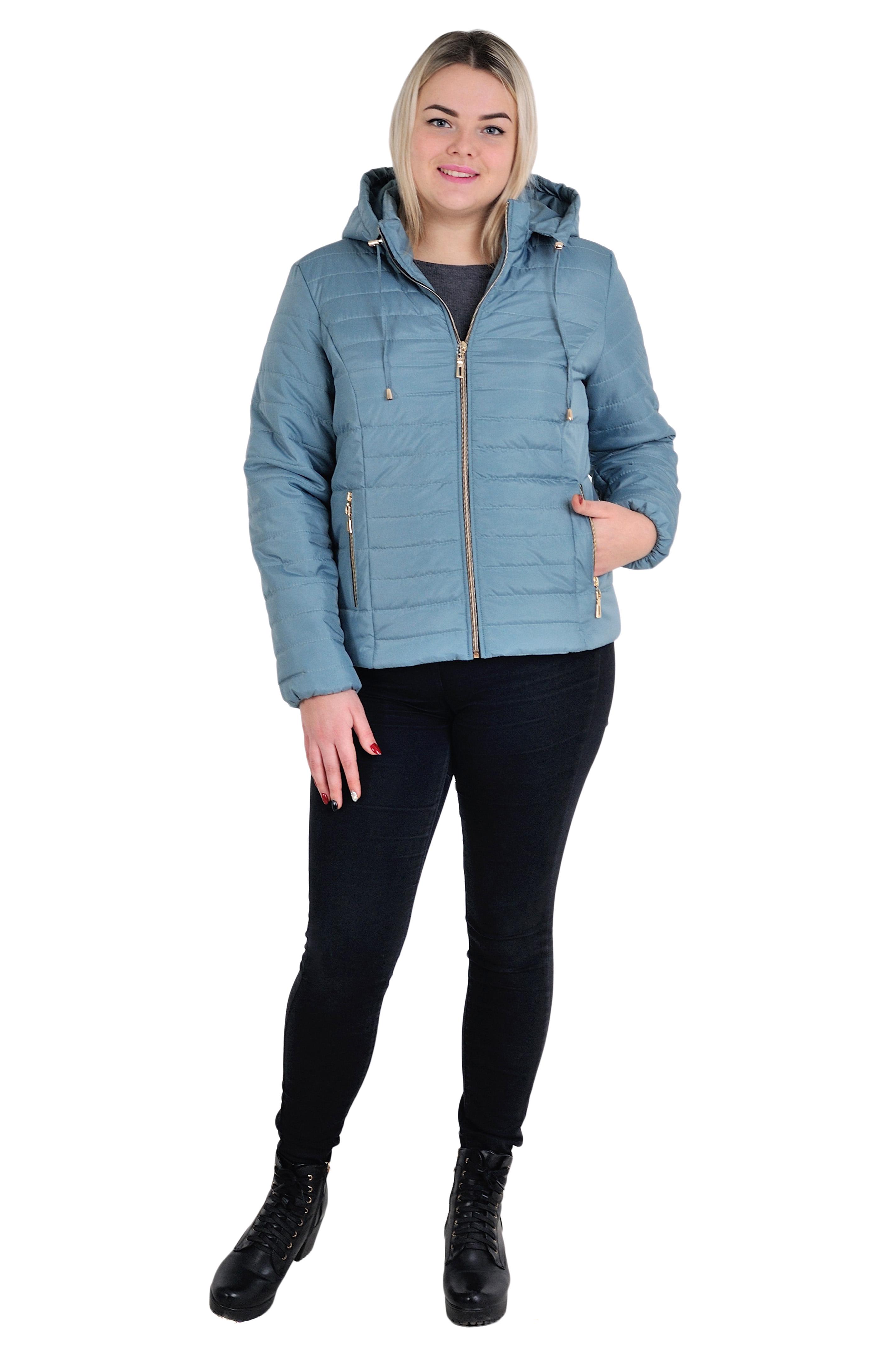 Куртка жіноча Fashions Женев'єва р. 56 Сірий (0240-бр-мк)