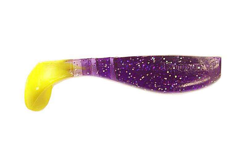 Силіконовий віброхвіст Fox Trapper №057 8 см Purple/Yellow (7332)
