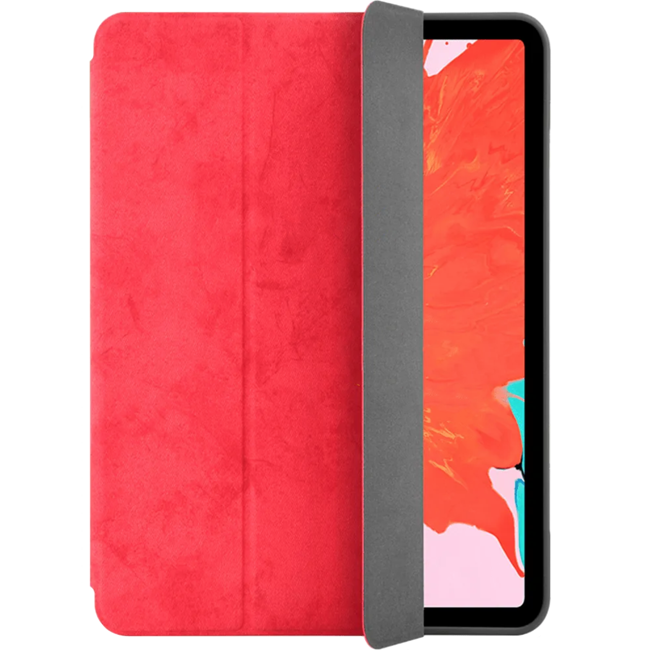 Чехол-книжка Comma Leather Case for iPad Pro 12.9 5th Gen 2021 M1, Red - фото 3