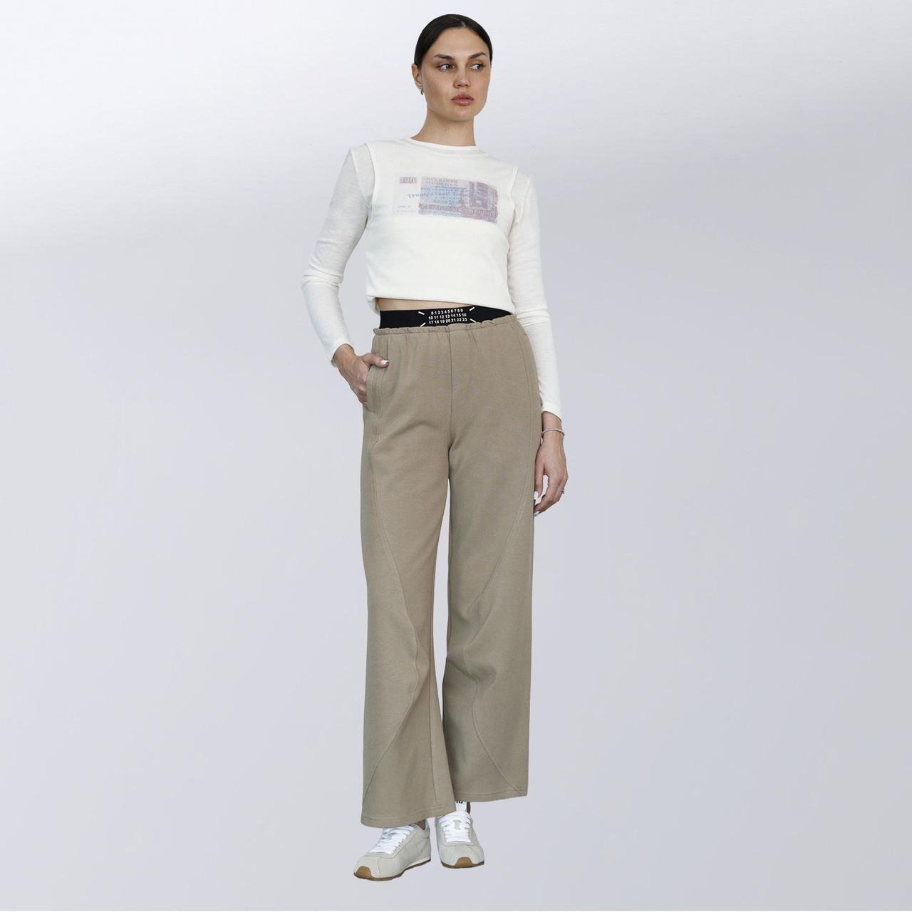 Штани спортивні жіночі Maison Margiela M Бежевий (2588762899)