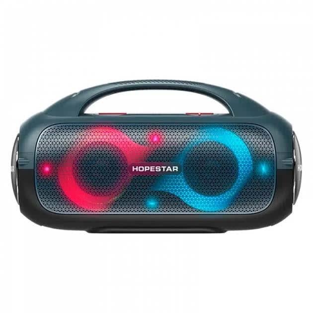 Портативная колонка беспроводная Hopestar A50 Party Bluetooth BT5.0 80W TWS AUX/TF/USB 8h IP5X Синий (29294466)