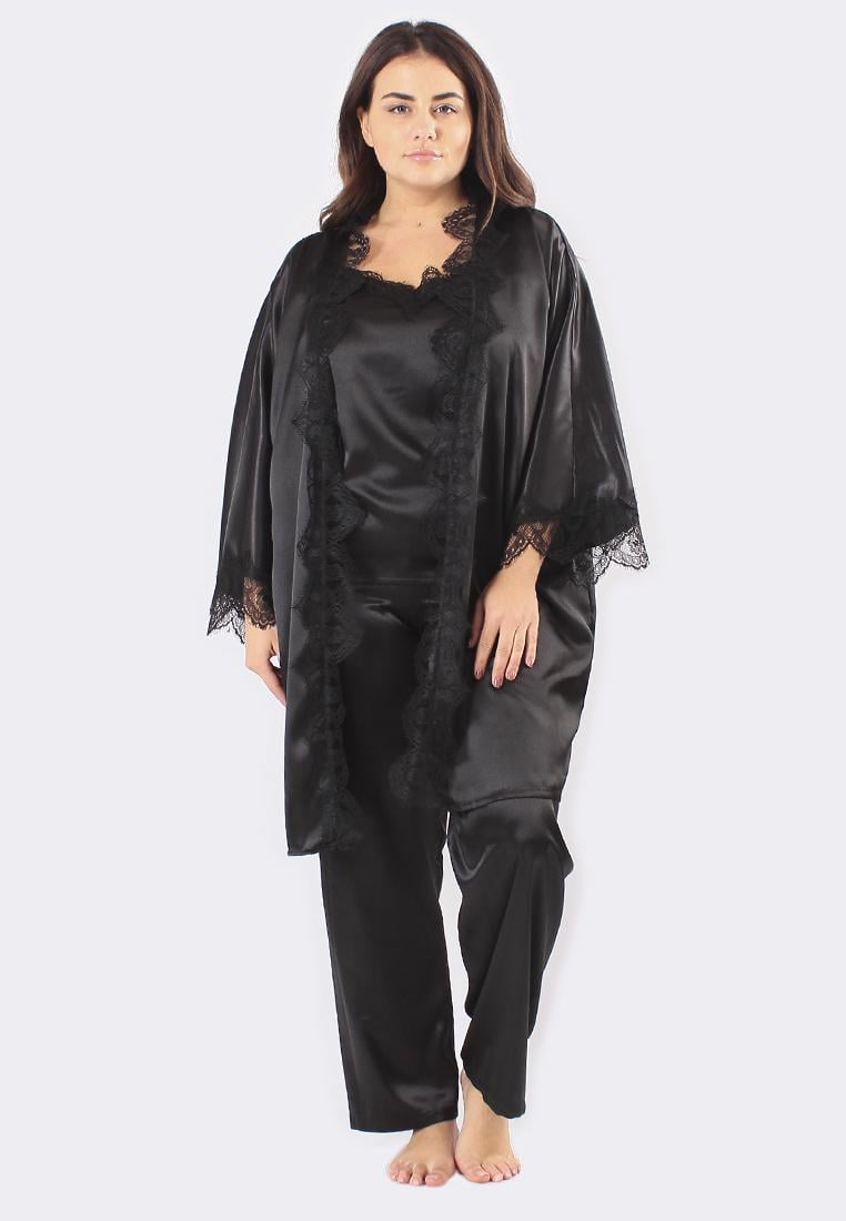 Домашній костюм Ghazel 17111-24/88 Сицилія супер батал р. 58 Чорний (5651658)