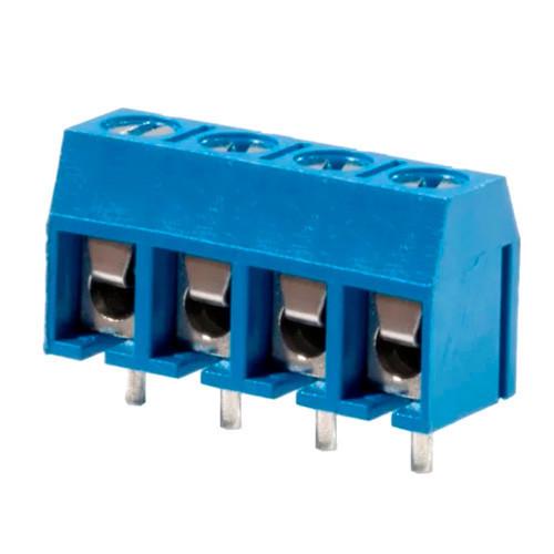 Колодка клеммная на 4 контакта KF301-4P шаг 5 мм 10 А 10 шт. Blue (285963) Колодка клеммная на 4 контакта KF301-4P шаг 5 мм 10 А 10 шт. Blue (285963)