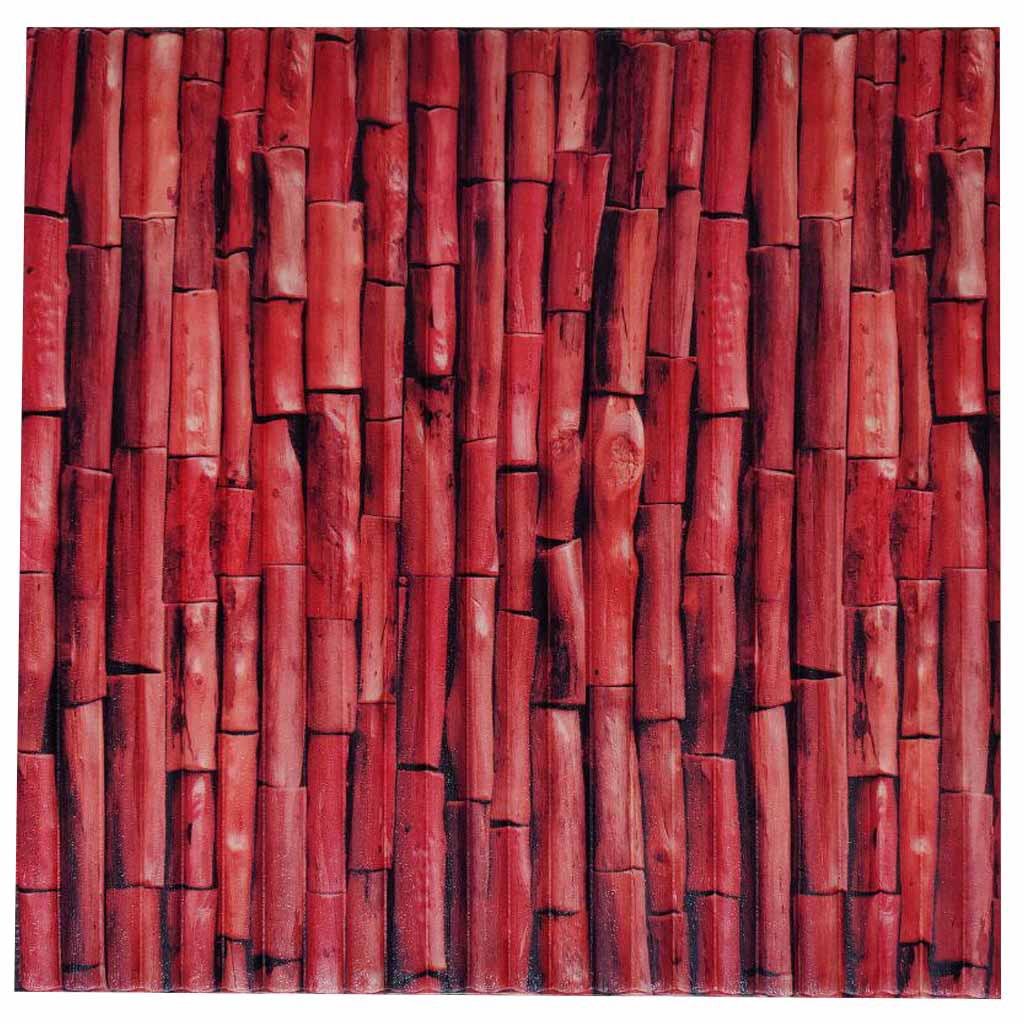 Панель декоративная самоклеящаяся 3D Loft Expert 3106-8 Бамбук лесной 700x700x8 мм