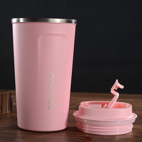 Термочашка SNT 500 мл Рожевий (80615) - фото 2