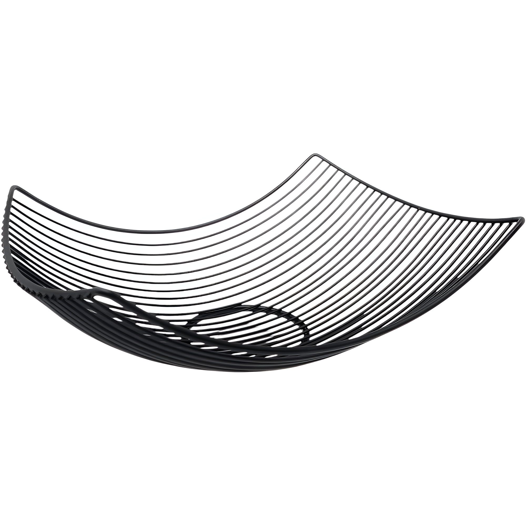 Фруктовница Stenson R99094 металлическая прямоугольная 23х29 см Черный (617898)