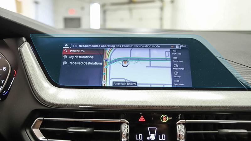 Стекло защитное Pixsel гибридный глянец на монитор BMW 2/M2 14,3“ 2021 G42/F87/F44