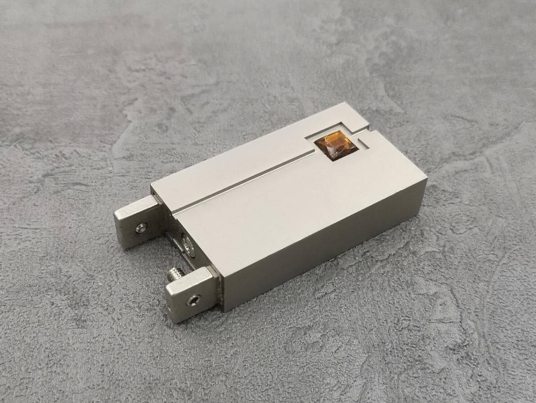 Наконечник MARCIN DECOR Скарлайн Q-ART с коричневым кристаллом сталь матовая