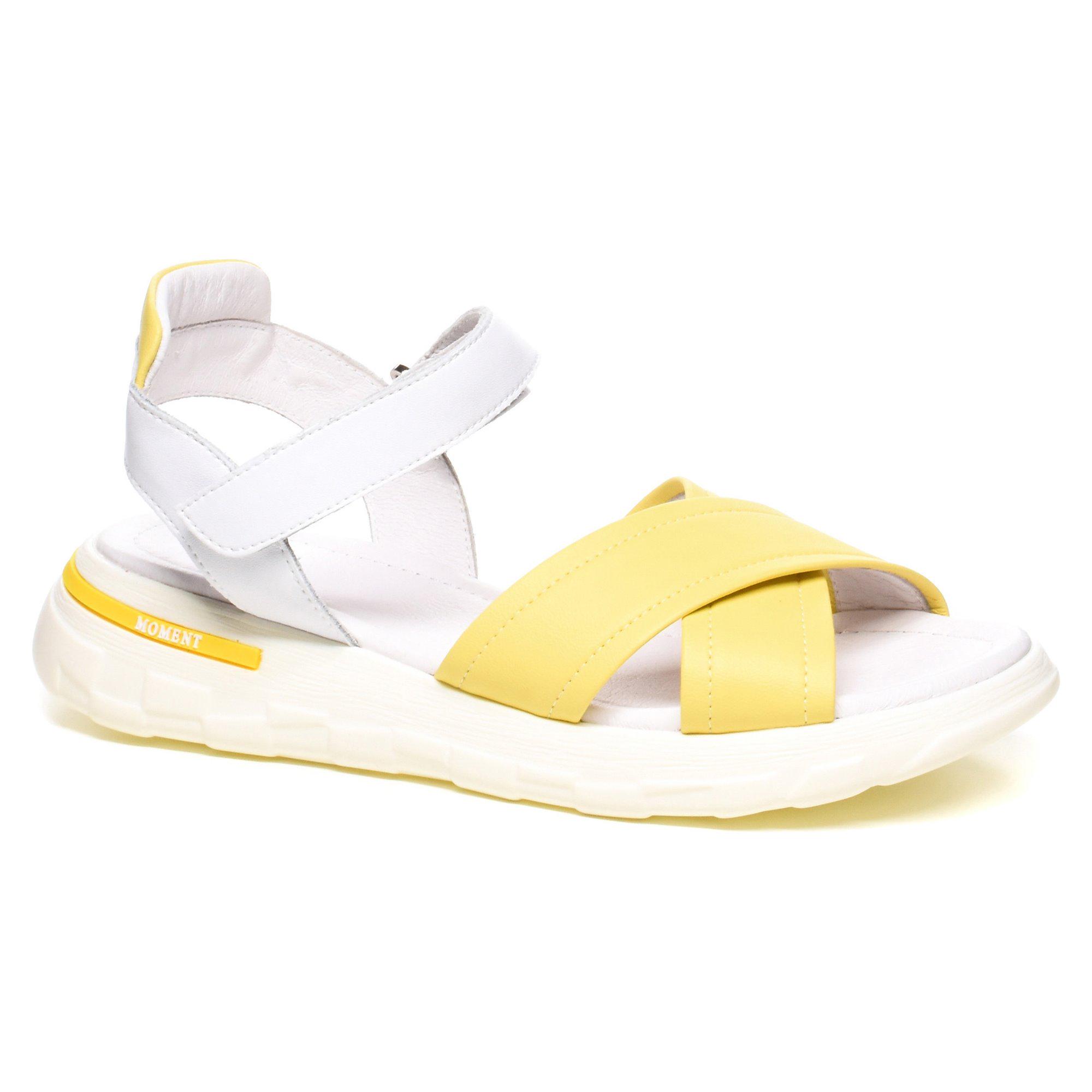 Сандалии женские Palazzo Doro р. 40 Желтый/Белый (069945-40)