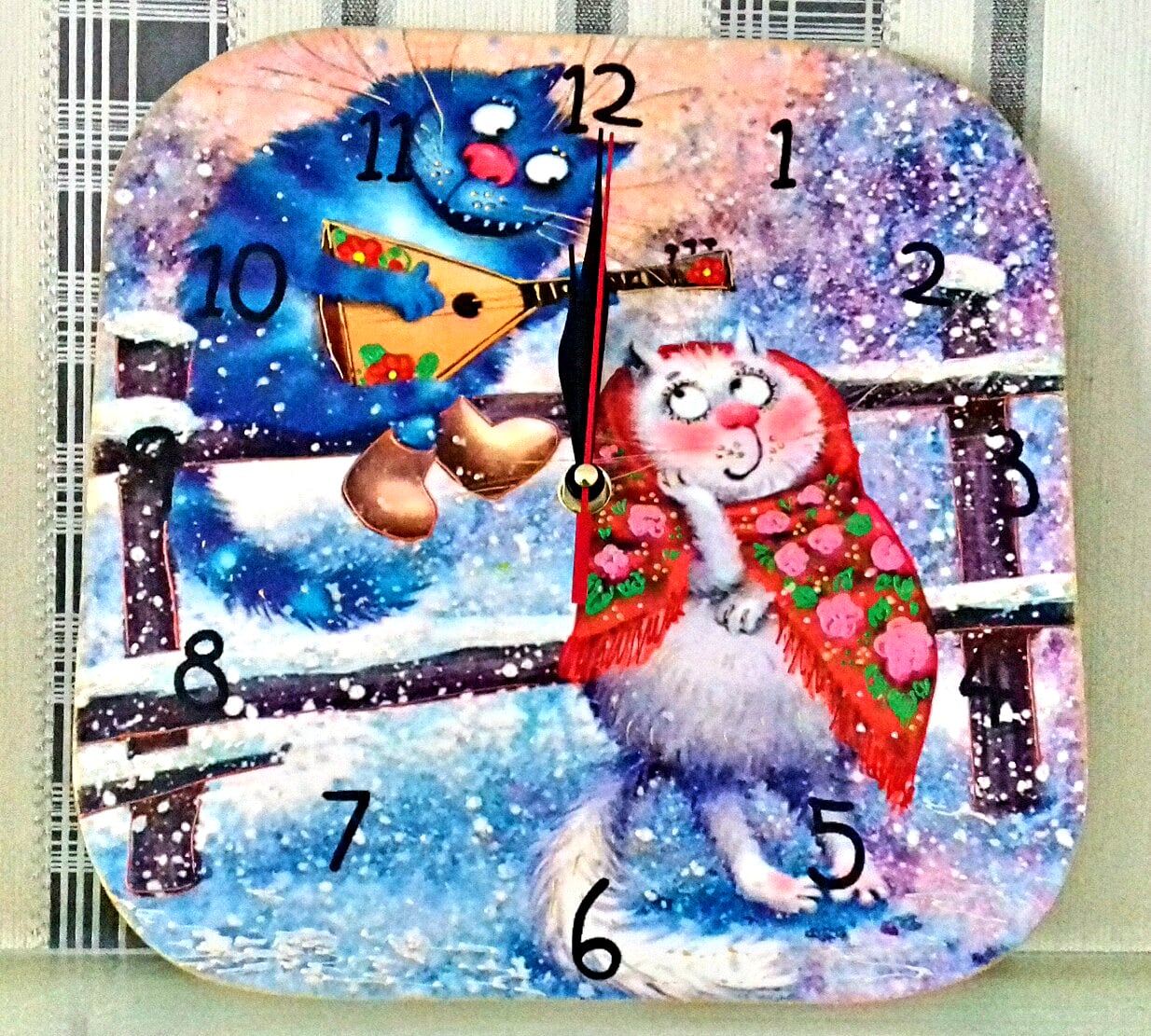 Часы настенные интерьерные Okl Gifts 25х25 см 279