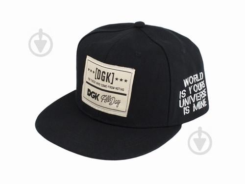 Бейсболка peaked cap DGK Dirty Ghetto Kids One sizе Черный (23202)