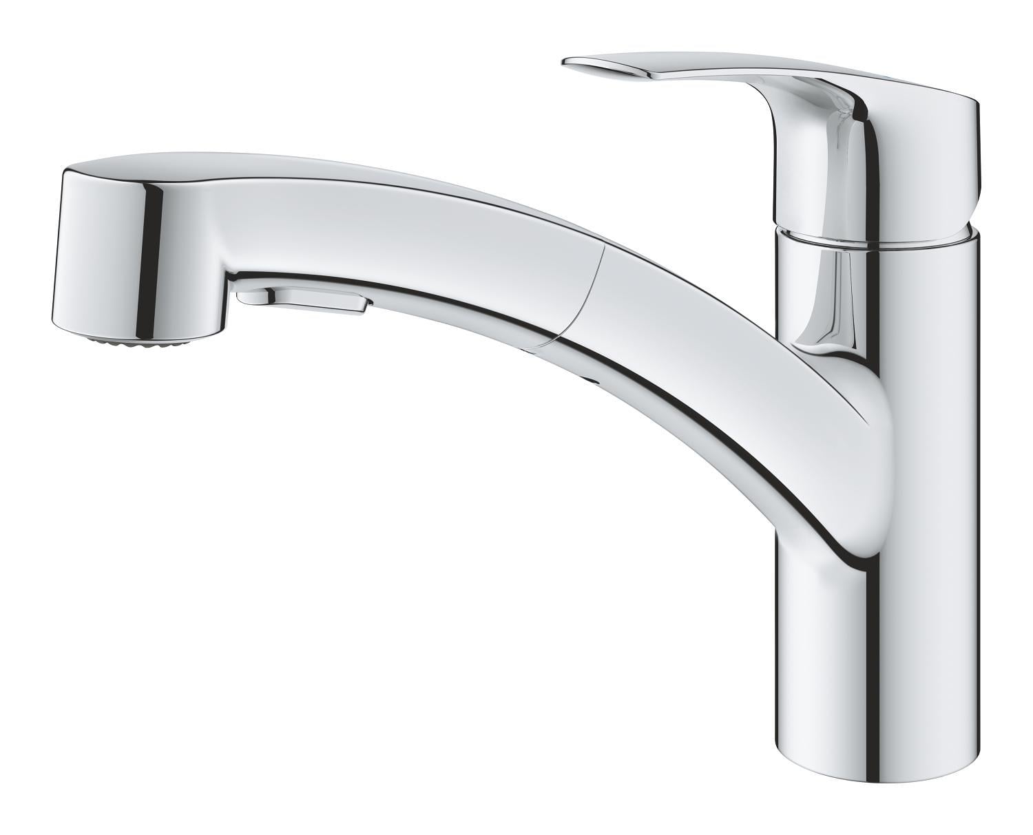 Смеситель для кухни с выдвижным изливом Grohe Eurosmart (30305)